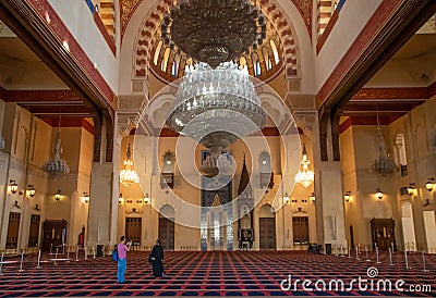 The Mohammad Al-Amin Mosque, Beirut. Lebanon Editorial Stock Photo