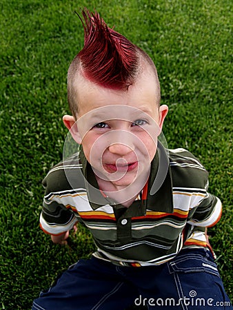 Mohawk Boy Royalty Free Stock Images - Image: 796279