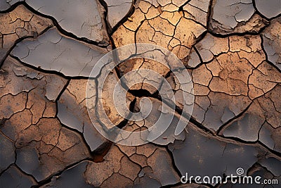 Moistened fragments Dry peat texture adorned with delicate moisture nuances Stock Photo