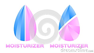 Moisturizer drop icon Vector Illustration