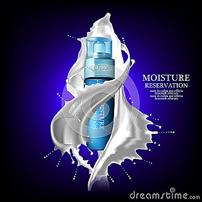 Moisturizing cream Vector Illustration