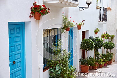 Mojacar Almeria white Mediterranean village Spain Stock Photo