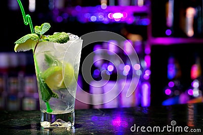 Mojito cocktail Stock Photo