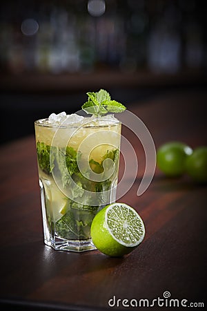 Mojito cocktail Stock Photo