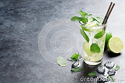 Mojito cocktail Stock Photo