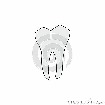 Molar tooth vector design Vector Illustration