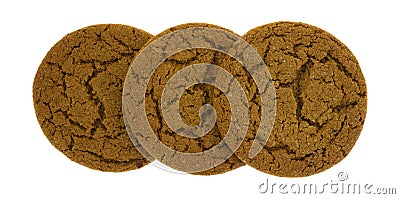 Molasses Cookies Group Three Stock Photo