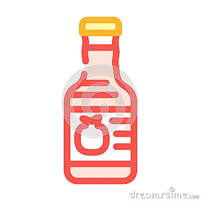 molasses pomegranate color icon vector illustration Vector Illustration