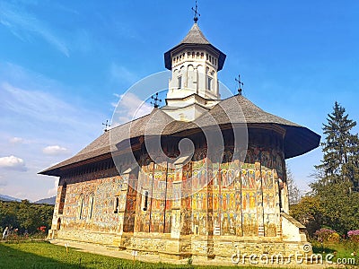 MoldoviÈ›a Monastery of Bucovina Romania Stock Photo