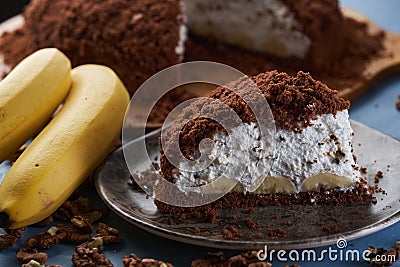Mole hill dessert closeup Stock Photo