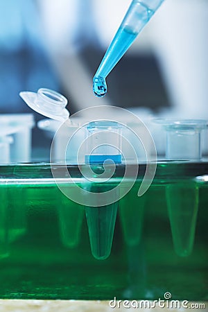 Molecular biology Stock Photo