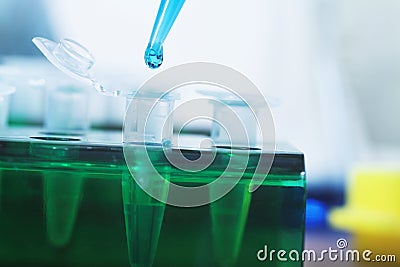 Molecular biology Stock Photo