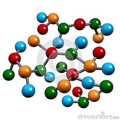 Molecule Biology Strands Stock Photo