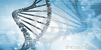 Molecule of DNA Stock Photo