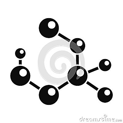 Molecule formula icon, simple style Vector Illustration