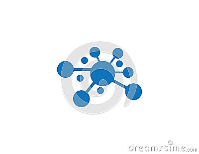 Molecule logo Vector Illustration