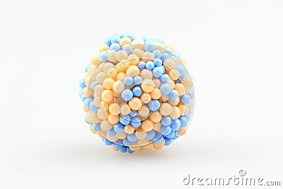 Molecule model Stock Photo