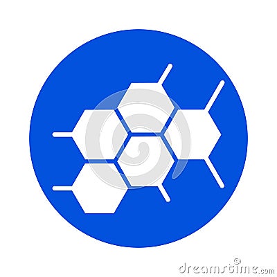 Molecule structure Isolated Vector icon that can be easily modified or edited Vector Illustration