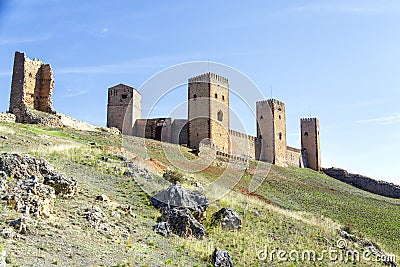 Molina de Aragon castle . Guadalajara, Spain Editorial Stock Photo