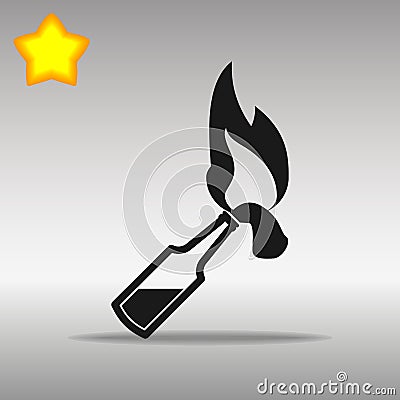 Molotov black Icon button logo symbol Vector Illustration