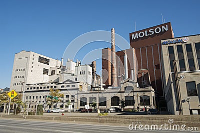 Molson Coors brewing Montreal plant Editorial Stock Photo