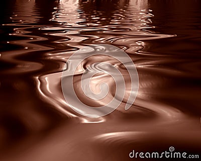 Molten chocolate background Stock Photo