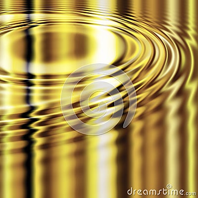 Molten gold ripples Stock Photo
