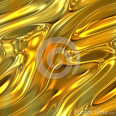 Molten Gold Texture Stock Photo