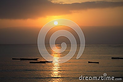 Mombassa sunrise Stock Photo