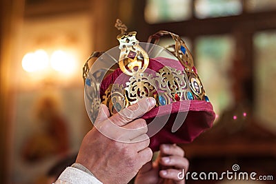 Moment of coronation Stock Photo