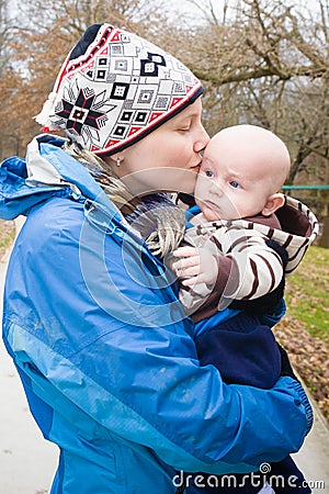 Mommy Baby Day Stock Photo