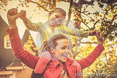 Mommy I love you. Stock Photo