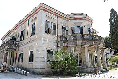 Mon Repos, Corfu, Greece Stock Photo