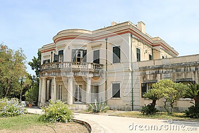 Mon Repos, Corfu, Greece Stock Photo