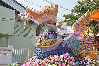 MON SONGKRAN FESTIVAL Stock Photo