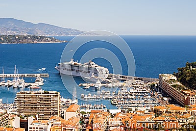 Monaco harbour - 2 Stock Photo