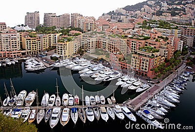 Monaco marina Stock Photo