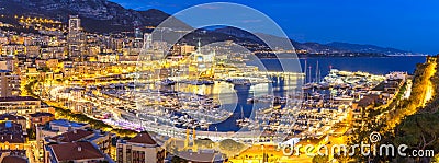 Monaco Monte Carlo harbour Stock Photo