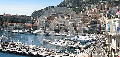 Monaco Monte-Carlo landscape Stock Photo