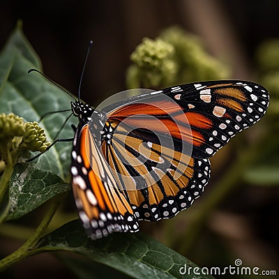 Monarch butterfly atom backdrops Stock Photo