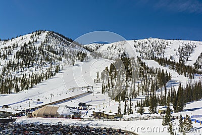 Monarch Ski Area outside Salida in the Colorado Rocky Mountains Stock Photo