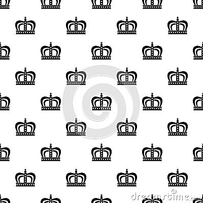 Monarchy crown pattern vector Vector Illustration