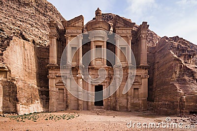 The Monastery (Ad Deir), Petra, Jordan Stock Photo