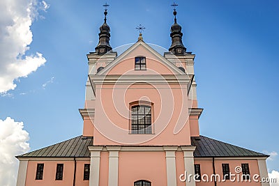 Monastery church in Wigry Editorial Stock Photo