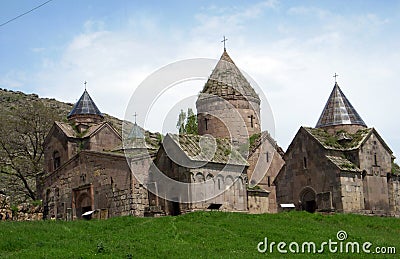 Monastery Goshavank, Armenia Stock Photo