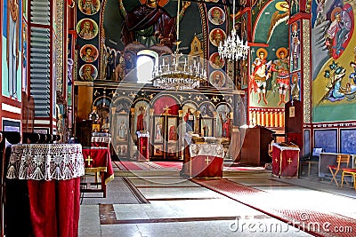 Monastery interior Stock Photo