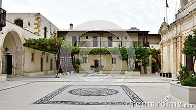 Monastery of Our Lady of Gonia ,Crete Stock Photo