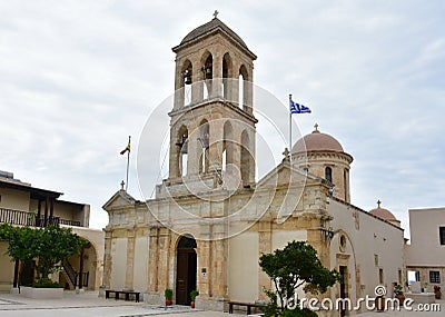 Monastery of Our Lady of Gonia ,Crete Stock Photo