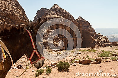 The Monastery, Petra Stock Photo
