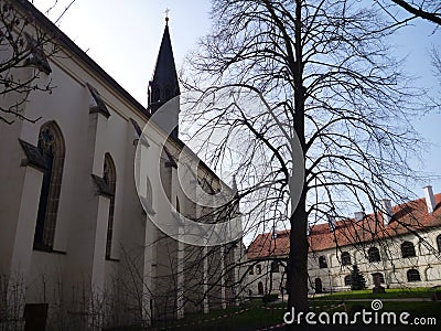 Monastery porta coelli in Tisnov in czech republic Stock Photo